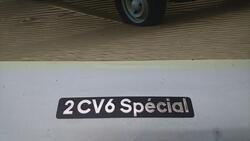 Skilt 2CV6 Special