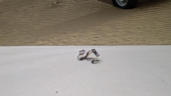 Clips til reguleringskabel på varmekasse, bred (sidder i venstre side/fører-siden)