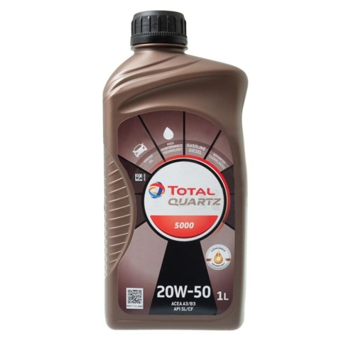 Motorolie Total Quartz 5000 20W50, 1 L