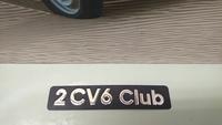 Skilt 2CV6 Club fra 80'erne